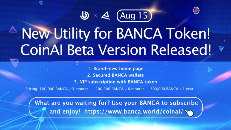 Banca token utility is&nbsp;here!